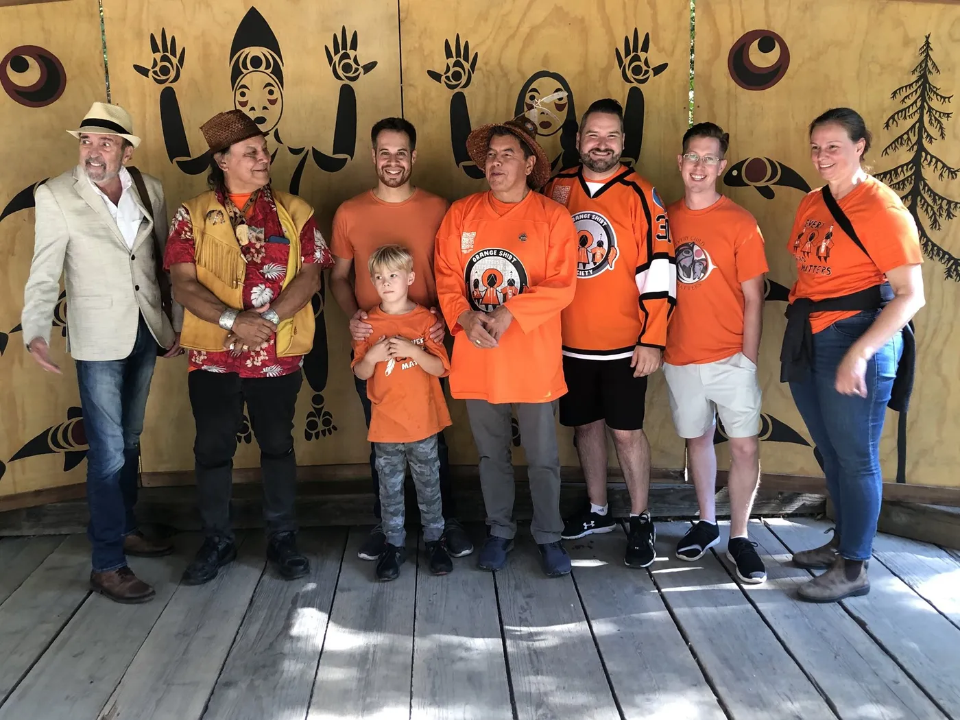 Orange Shirt Day at a Port Moody community gathering.
